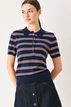 PRETTY IN PARADISE POLO TOP
