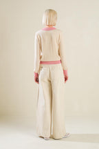 HIDDEN REFLECTIONS SWEATER POLO TOP