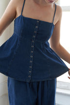 AUTHENTIC MOMENTS LIGHTWEIGHT DENIM TOP