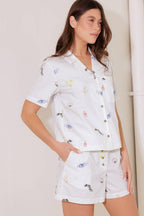 AFTER HOURS WHITE WOVEN TOP