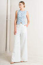 SWEET BUT STRONG WOVEN VEST