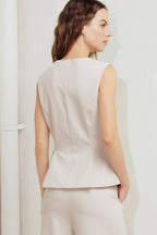 MODERN FLOW WOVEN TOP