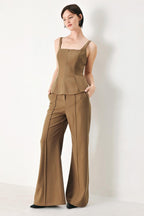 RICH SILHOUETTE WOVEN TOP