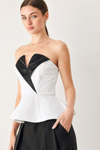 DRESS CODE WOVEN TUBE TOP