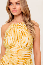 LIVING IN WONDERLAND WOVEN MAXI DRESS
