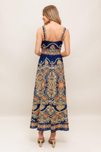 SAHARA DREAMS WOVEN MIDI DRESS