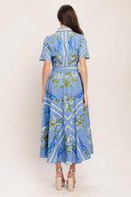SWEET SOPHISTICATE WOVEN MIDI DRESS