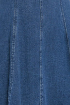 WESTWOOD CHARM DENIM MINI DRESS