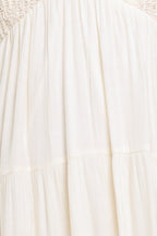 AZURE REVERIE WOVEN MAXI DRESS