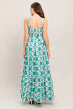LOVE GROWS HERE WOVEN MAXI DRESS