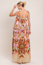 PALM OASIS WOVEN MAXI DRESS