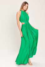 HOT GIRL WOVEN MAXI DRESS