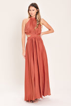 HOT GIRL WOVEN MAXI DRESS