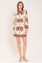 PARADISE FOUND WOVEN MINI DRESS