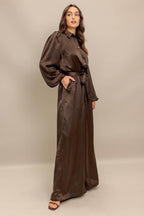SUGAR BROWNIE WOVEN JUMPSUIT