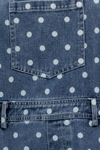 EVERYDAY POLKA OVERALL DENIM JUMPSUIT
