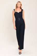 MODERN SWEETHEAR DENIM JUMPSUIT