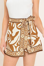 AMALFI COAST WOVEN SKORT