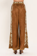 VINTAGE MANOR PALAZZO WOVEN PANTS