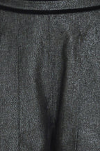 METALLIC HOURGLASS WOVEN WIDE LEG PANTS