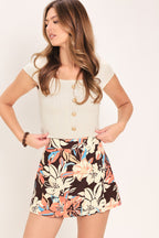 VACATION MUSE WOVEN SKORT