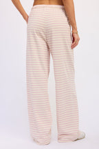 Nerina Striped Pants With Elastic Waistband