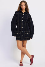 Giovanna Denim Mini Dress