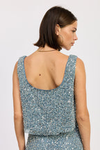 Osanna Sequin Crop Top