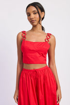 Poppy Crop Top