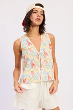 Onira Vest Top