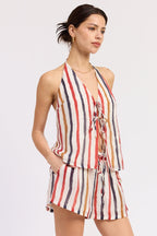 Vale Tie Top
