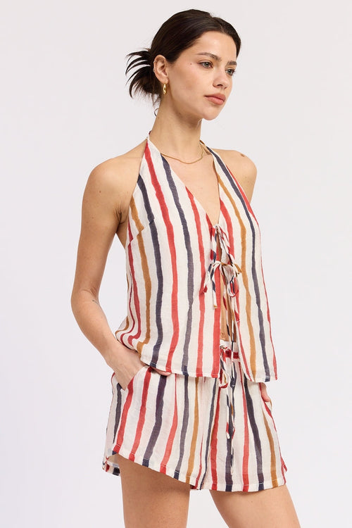 Vale Tie Top