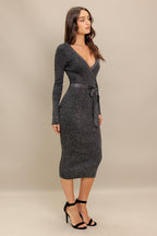 FOREVER IMPRESSED SWEATER MIDI DRESS