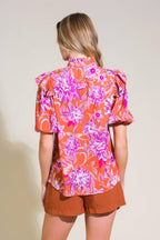 MEMORIES IN FOCUS WOVEN TOP