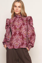 FLOATING ON BY WOVEN TOP