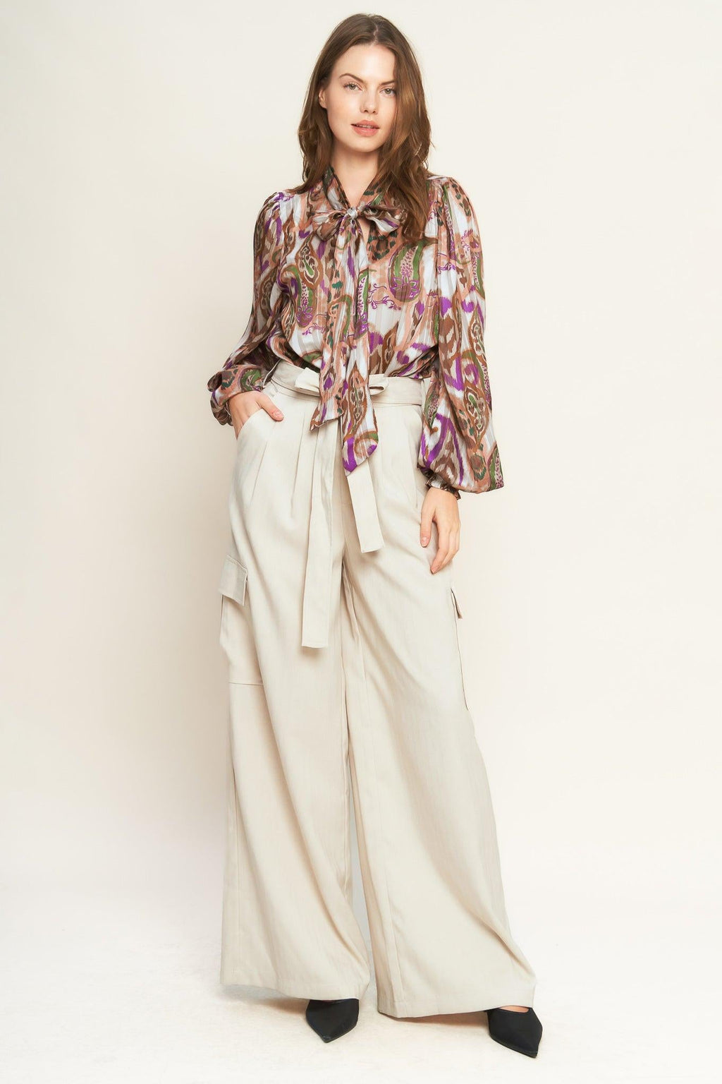 TRY AND TRY AGAIN WOVEN TOP