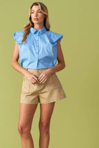 CREATING MEMORIES WOVEN CROP TOP