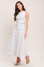 EASY WEAR WESTERN CROP TOP