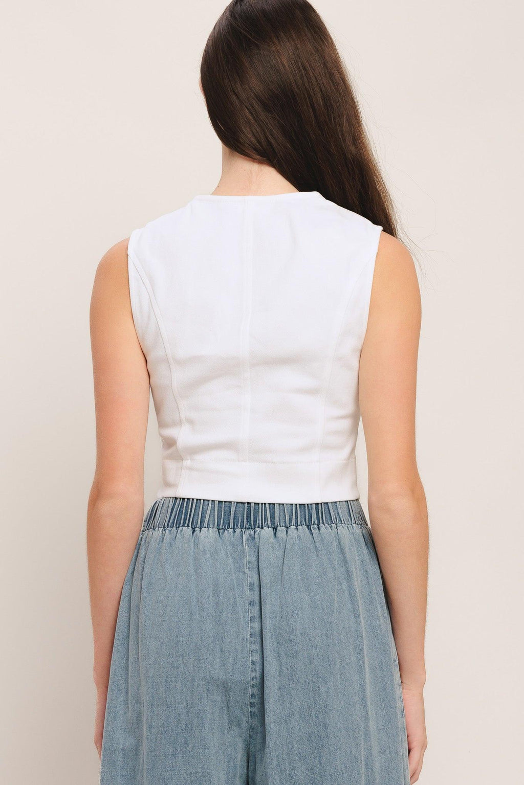 EASY WEAR WESTERN CROP TOP