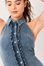 INDIGO BABE DENIM TOP