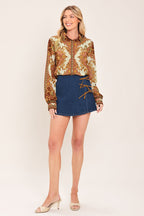 PAISLEY PALACE WOVEN TOP
