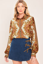 PAISLEY PALACE WOVEN TOP