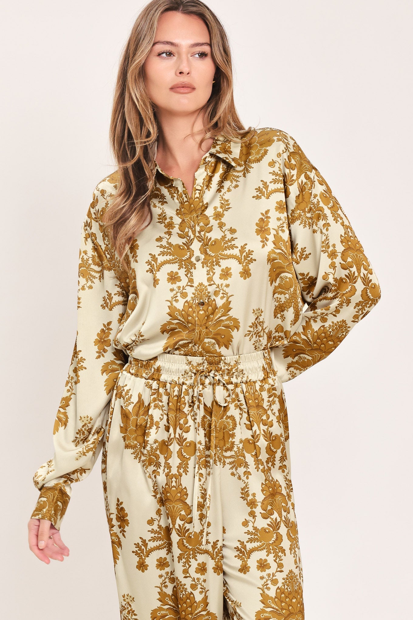 BAROQUE SUNSHINE WANDER WOVEN TOP