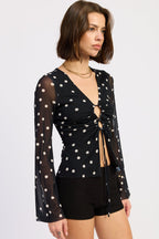 Veronica Mesh Top
