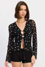 Veronica Mesh Top