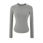 Hourglass Waist Long Sleeve T-Shirt
