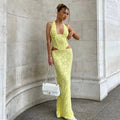 Pure Desire Halter Backless Dress
