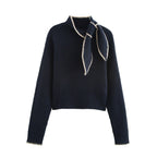 Sweet Bow Detail Knit Sweater