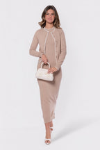 Amaya Cardigan (Beige)