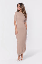 Amaya Maxi Dress (Beige)